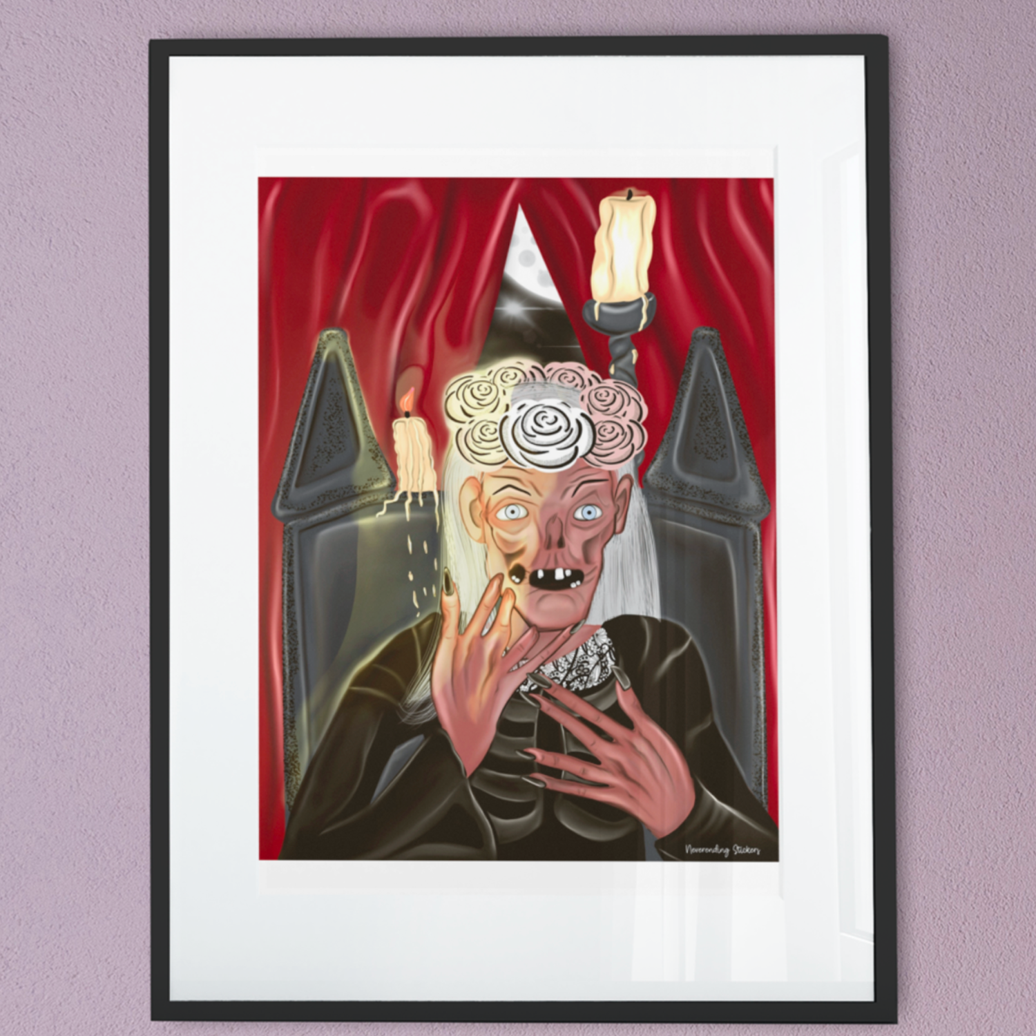 Neverending Stickers - Prints - Tales from the Crypt - The Cryptkeeper - Print - Various sizes